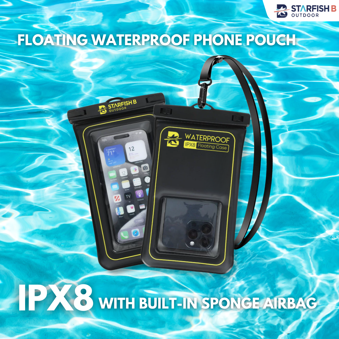 STARFISH B OUTDOOR | IPX8 Floating Waterproof Phone Pouch
