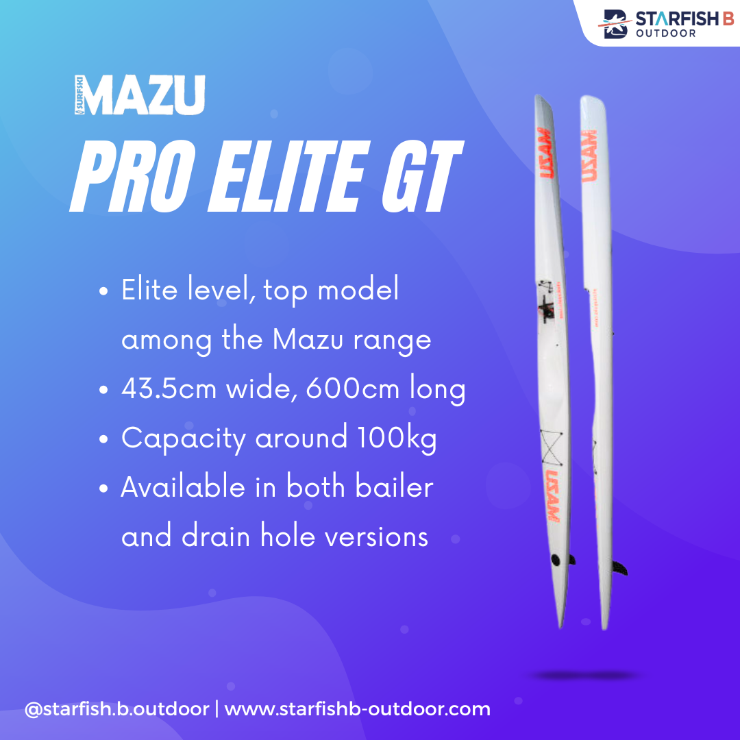MAZU SURFSKI | Pro Elite | Single Surfski Made in Portugal (Pre-order)