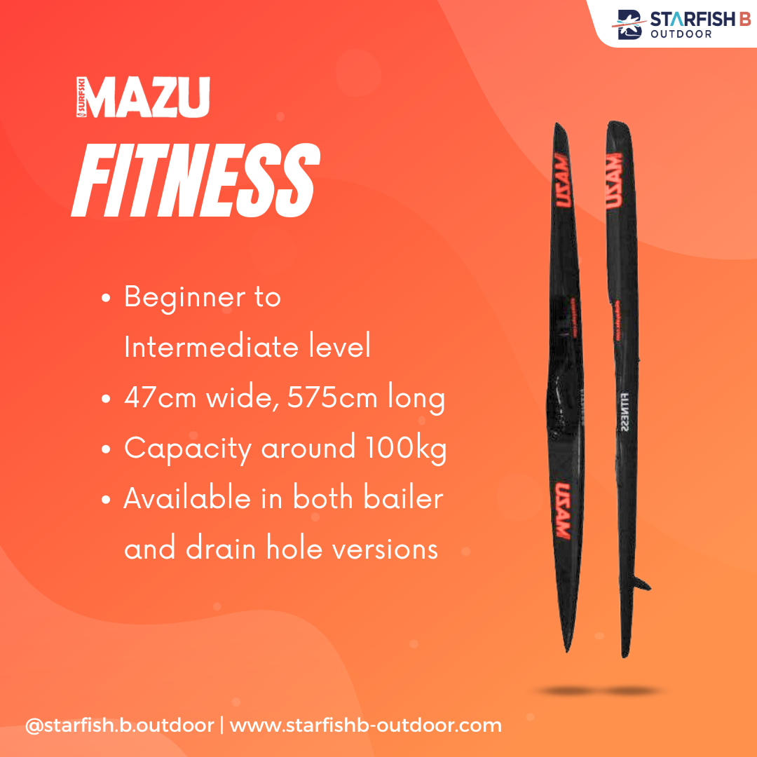 MAZU SURFSKI | Fitness | Single Surfski Made in Portugal (Pre-order)
