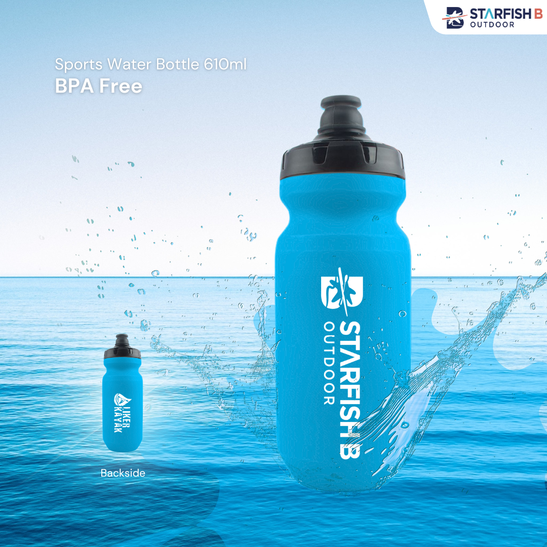 STARFISH B OUTDOOR x LIKER KAYAK | Squeeze Sports Water Bottle 610ml