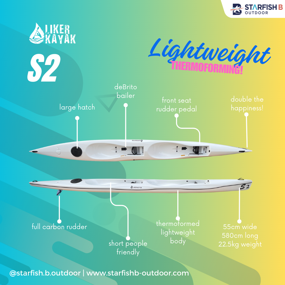 LIKER KAYAK | S2 | Double Surfski