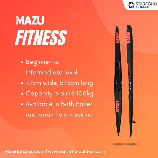 MAZU SURFSKI | Fitness | Single Surfski Made in Portugal (Pre-order)